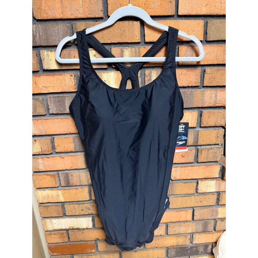 Speedo Women's Black One Piece Swimsuit